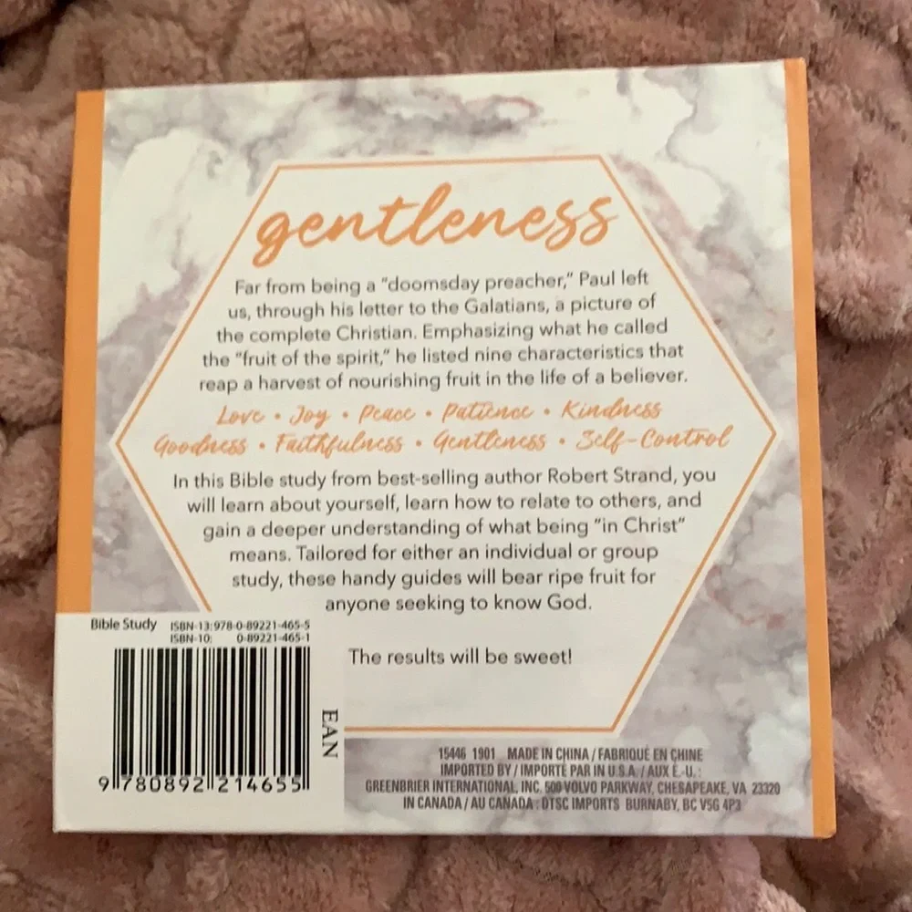 NEW Nine Fruits of the Spirit Devotion Series - GENTLENESS